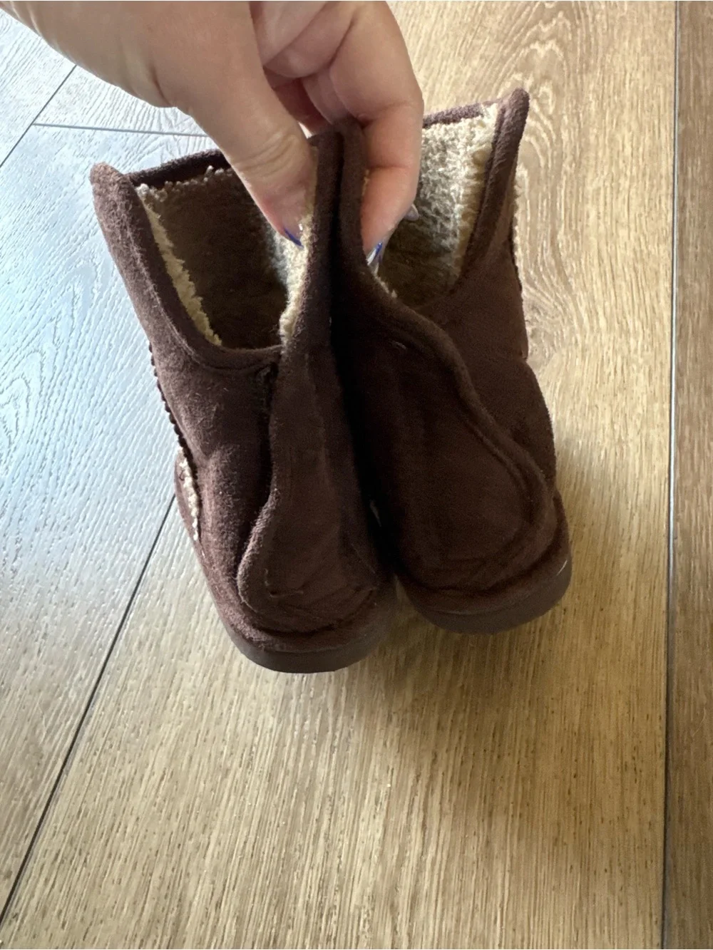 H&M Kids Brown Bear Cozy Boots